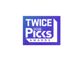 A TWICE 2026 Picks Awards logo on a blue background.