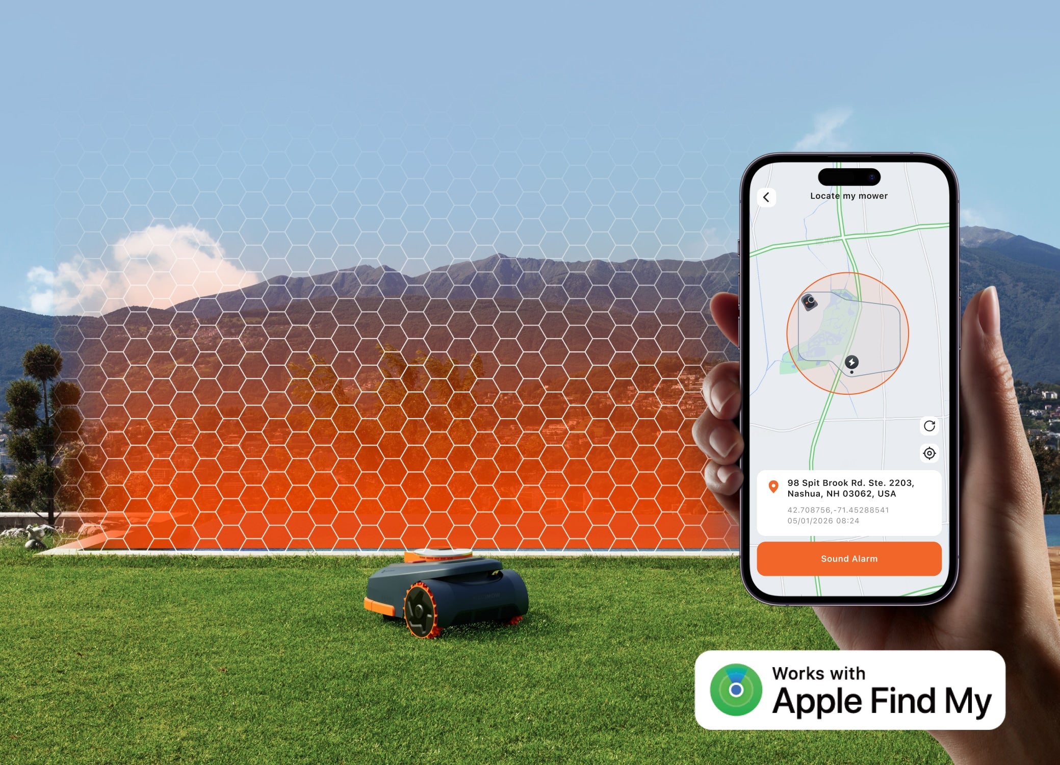 Navimow H2 robot lawn mower.