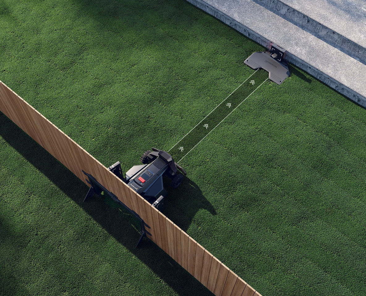 <p>Even when far from a Charging Station, your mower can utilize the MowGate to quickly, autonomously return for a recharge.</p>