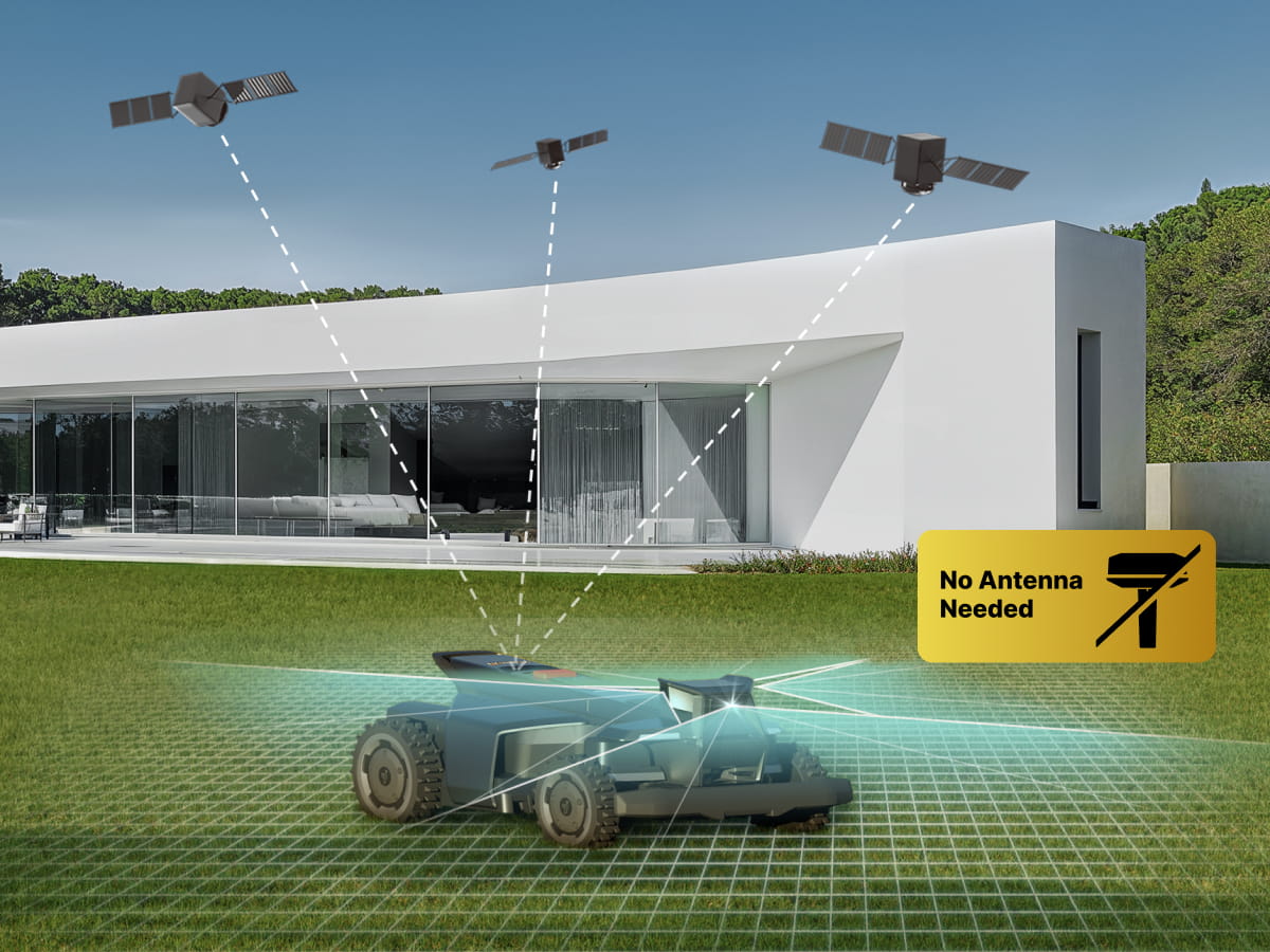 Segway Navimow robot lawn mower with satellite navigation