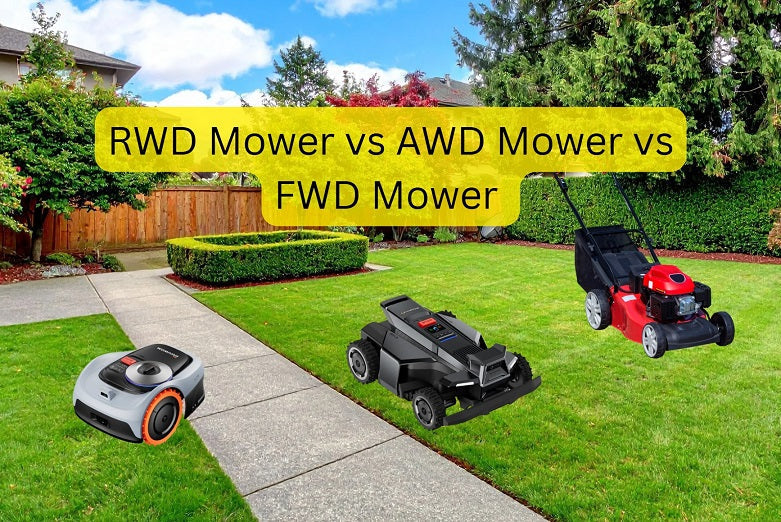 RWD mower AWD mower FWD mower