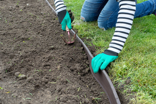 rubber lawn edging