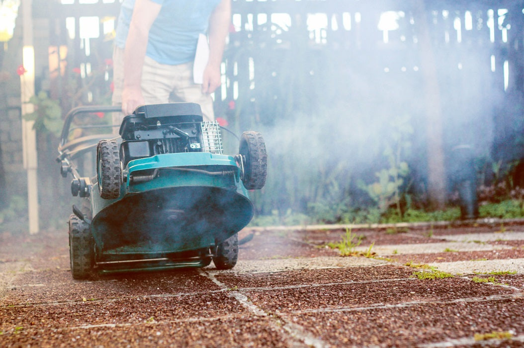 Why is My Push Mower Smoking White?