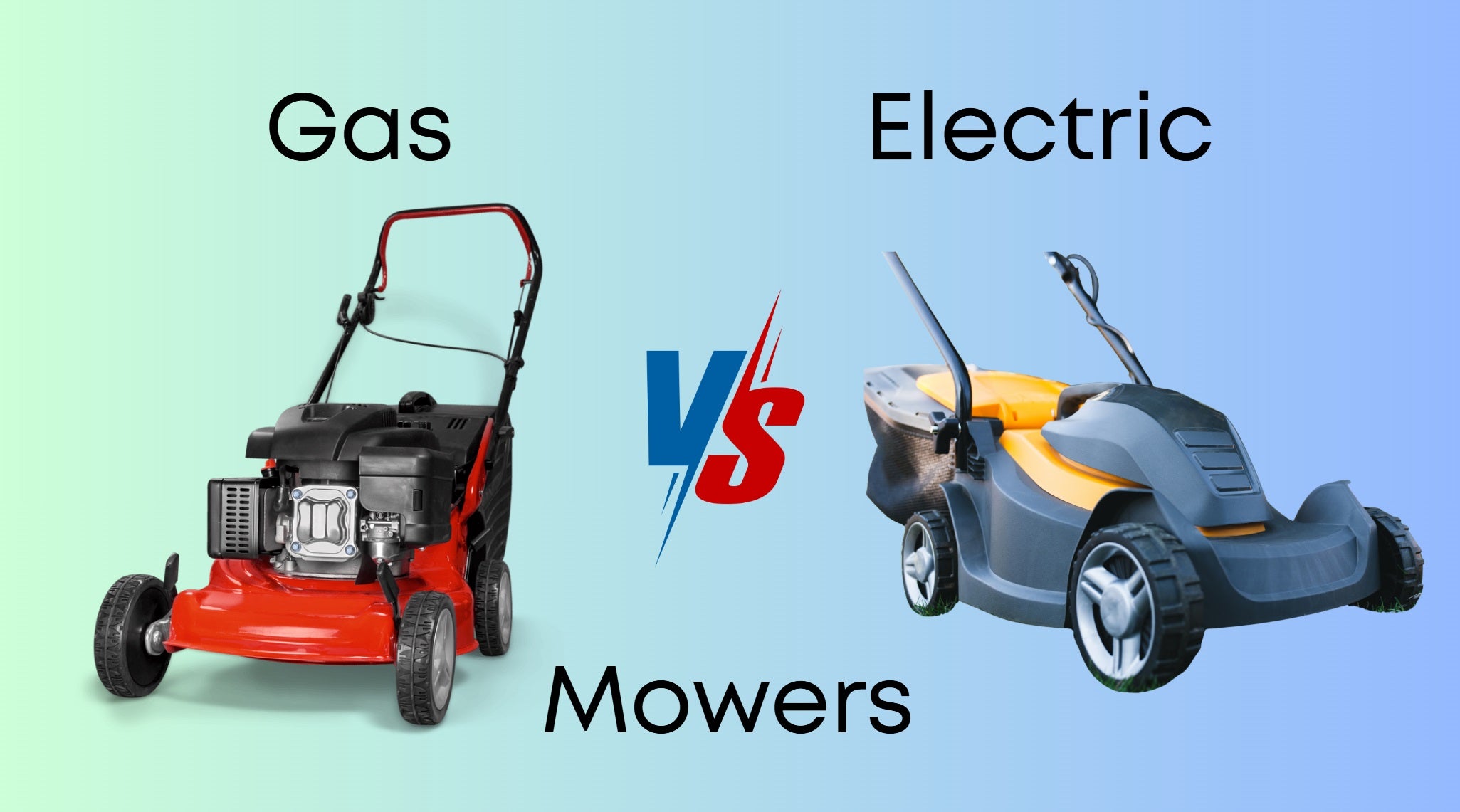 Segway Navimow gas vs electric mowers comparison image