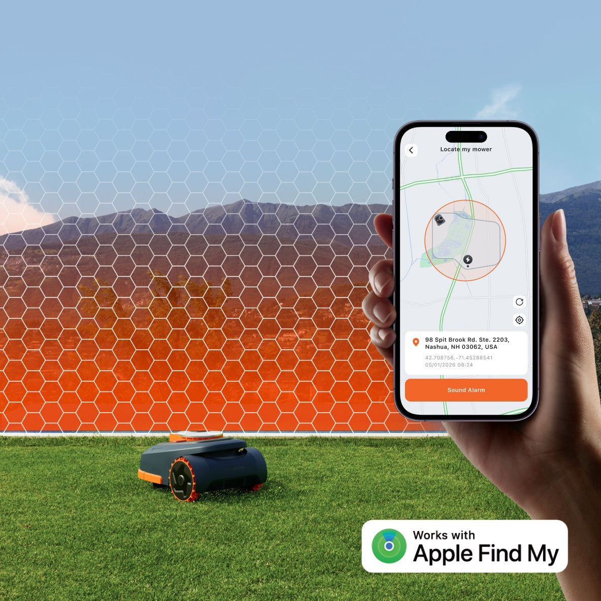 <p>● Geo-fence alert<br/>● Lifted alarm <br/>● GPS tracking<br/>● Apple Find My<br/>Protection stays active even when powered off or offline.</p>