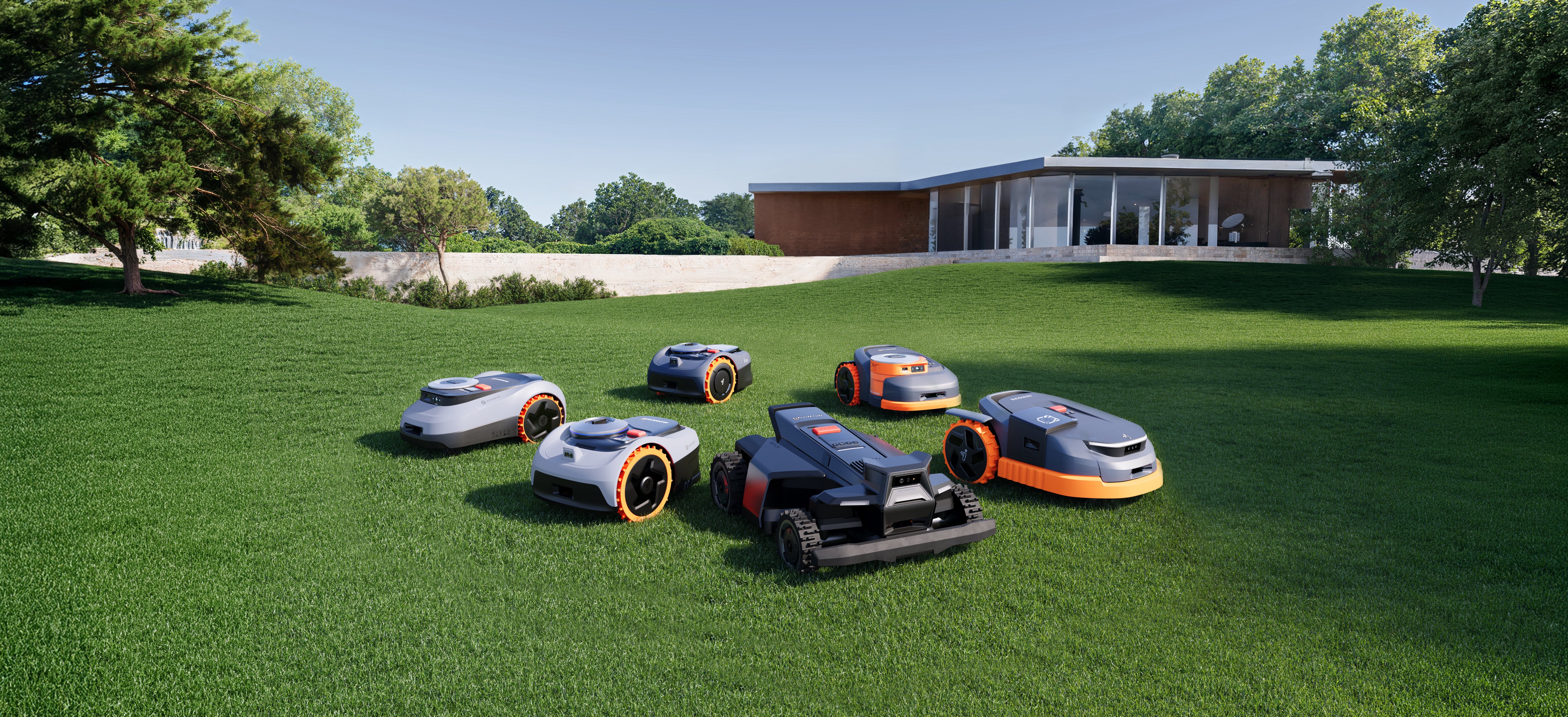 Segway Navimow i series, H series, X3 robot lawn mower.