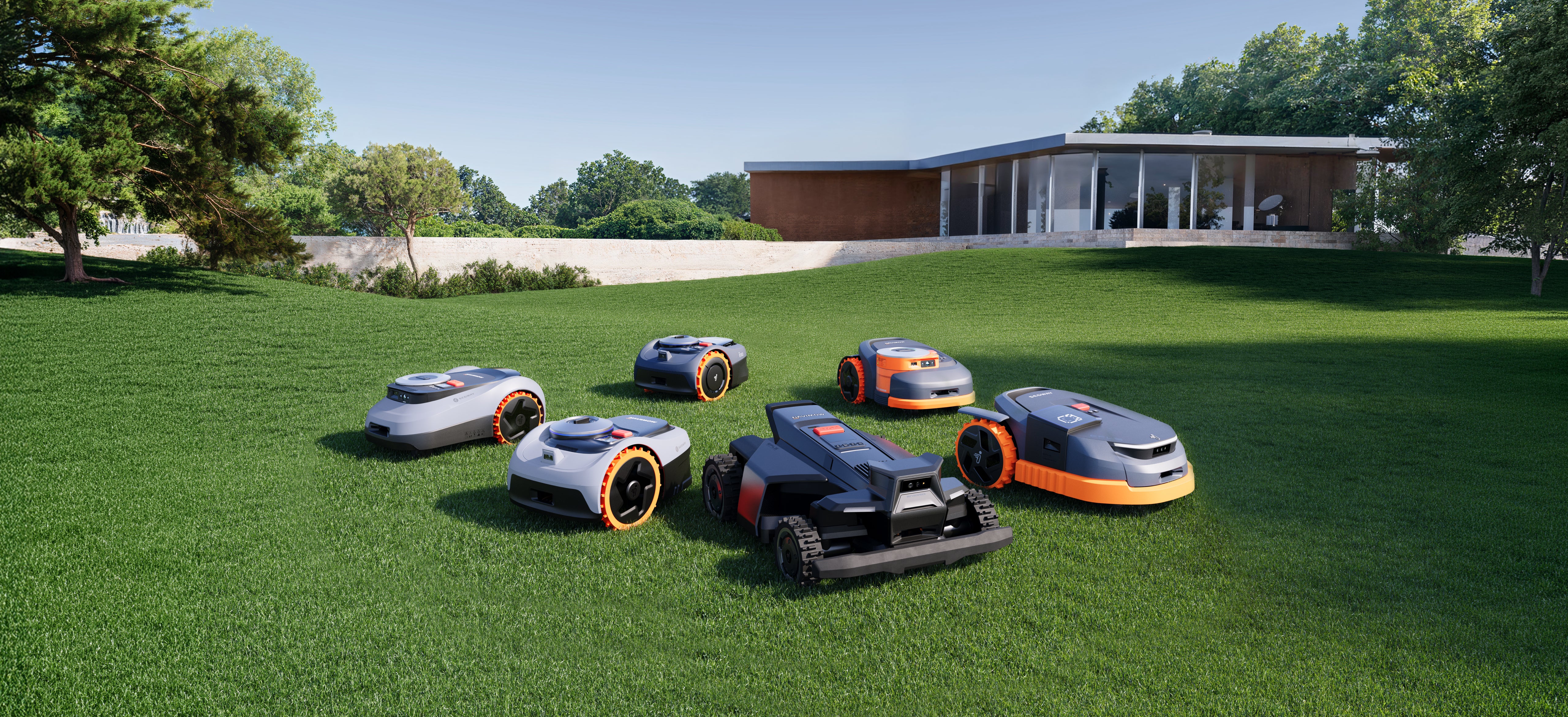 Segway Navimow i Series and H Series robot lawn mower.
