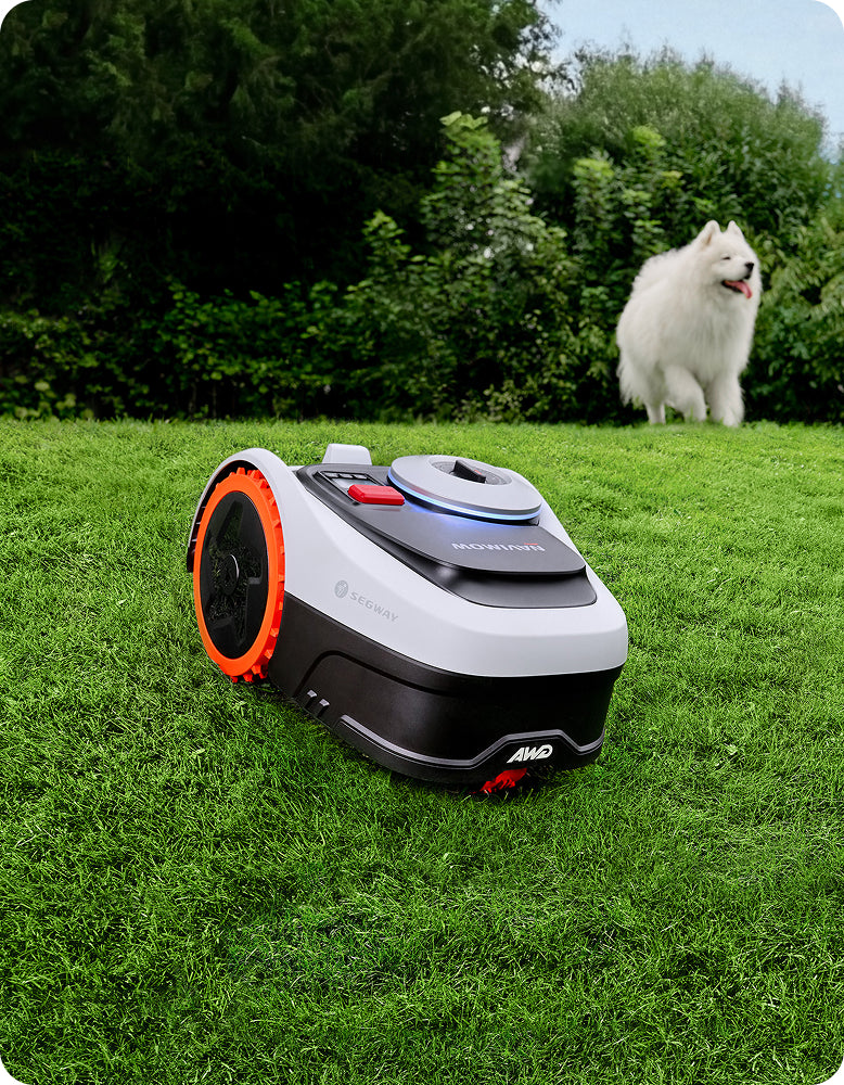 Segway Navimow i208 AWD robotas vejapjovė – realus reljefas