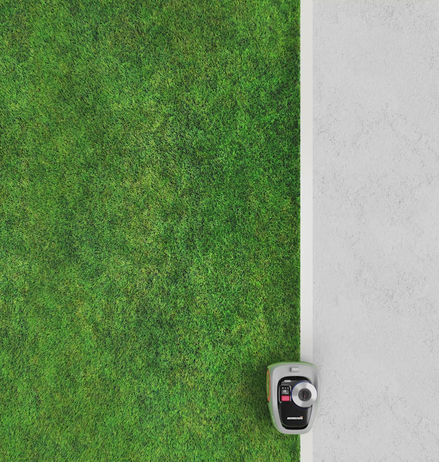 Load video: &lt;p&gt;Navimow will ride on the edge for a pristine and clean finish.&lt;/p&gt;