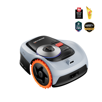 Segway Navimow i Series robot lawn mower with award badges