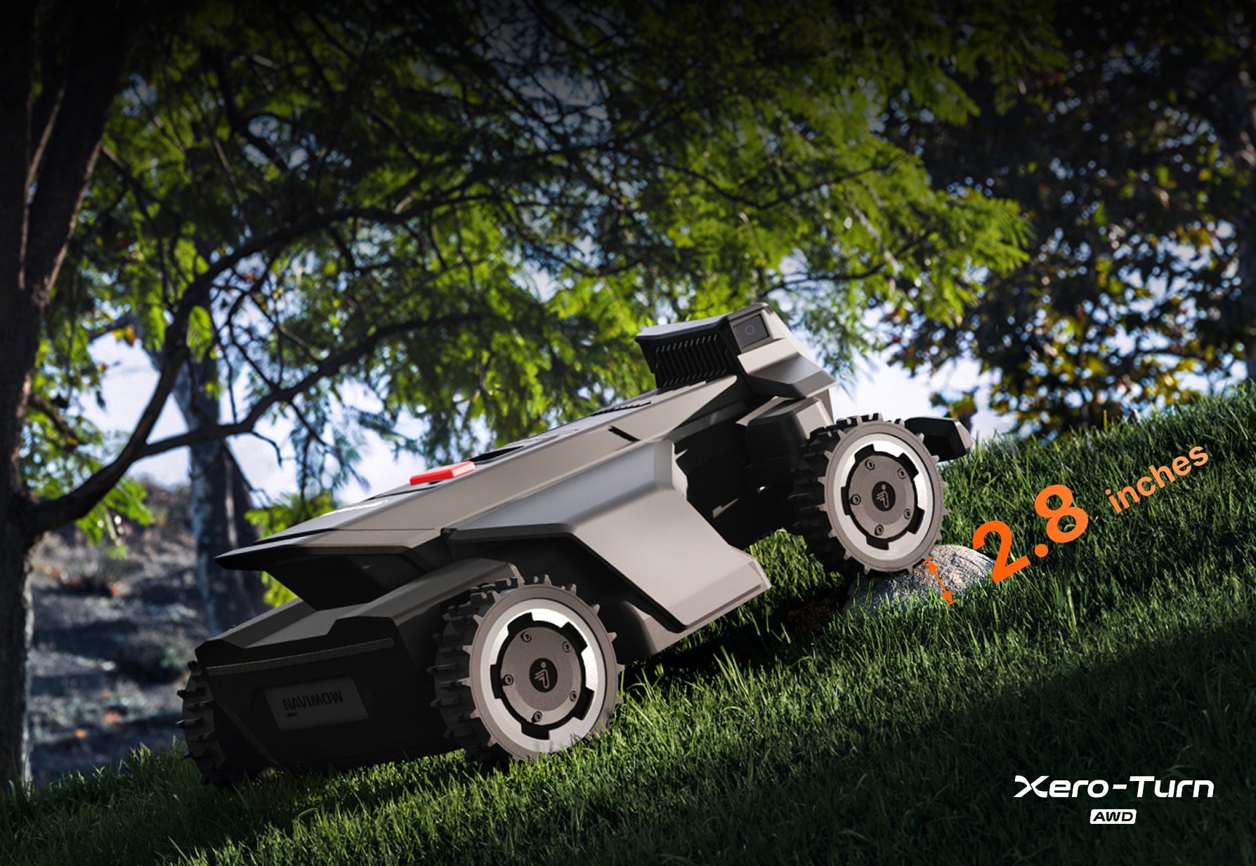 Xero-Turn™ 4WD, All-Terrain Dominated.